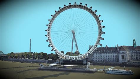 London Eye London Uk Download Free 3d Model By Brian Trepanier