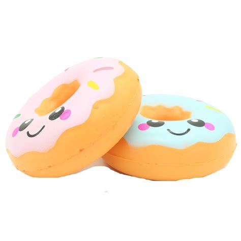 Donuts Squeeze Toys 10cm Lovely Doughnut Cream Scented Squishy Slow Rising Squeeze Toys