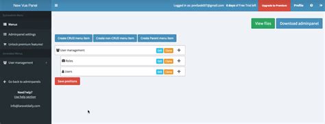 Generate Laravel Vuejs Admin Panel With Vue Quickadminpanel