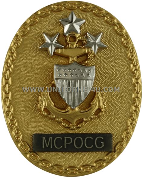 Uscg Master Chief Petty Officer Of The Coast Guard Badge