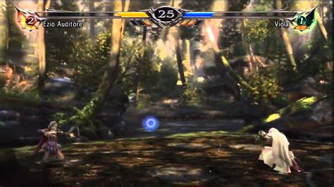 Soulcalibur V Battle Replay Ezio Vs Viola Trailer YouTube
