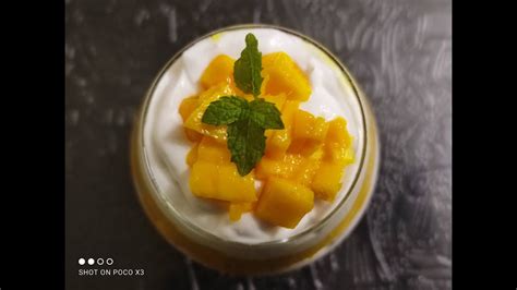 Mango Cream Dessert മാമ്പഴ ക്രീം Youtube