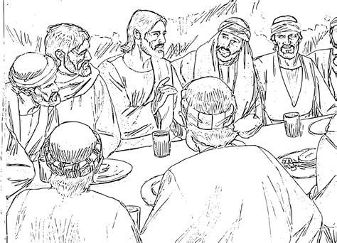 Lords Supper Coloring Pages For Preschool Coloring Pages