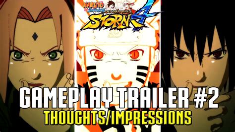 Naruto Shippuden Ultimate Ninja Storm 4 Gameplay Trailer Thoughts