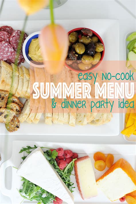 Best Summer Dinner Party Menu Idea Dinner Party Menu Easy Dinner