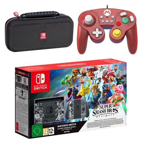 Nintendo Switch Super Smash Bros Ultimate Edition Mario Pack