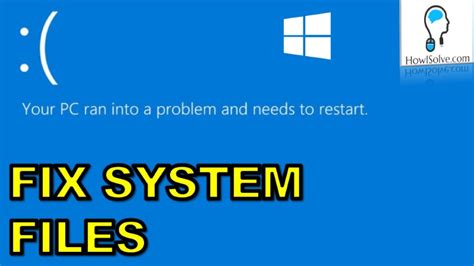 Windows 10 How To Repair Corrupted System Files