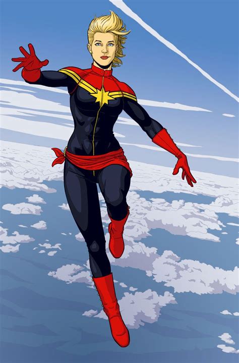 Carol Danvers In Flight Captain Marvel Carol Danvers Hentai Luscious