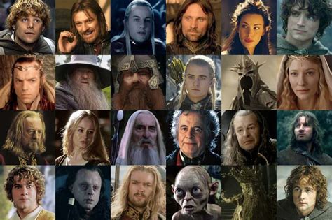 Lord Of Rings Characters Deltatennis