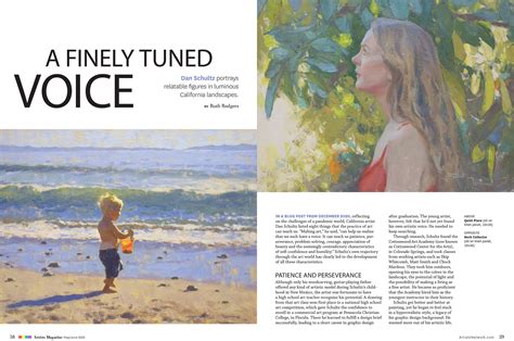 Feature Article In Artists Magazine Danschultzfineart