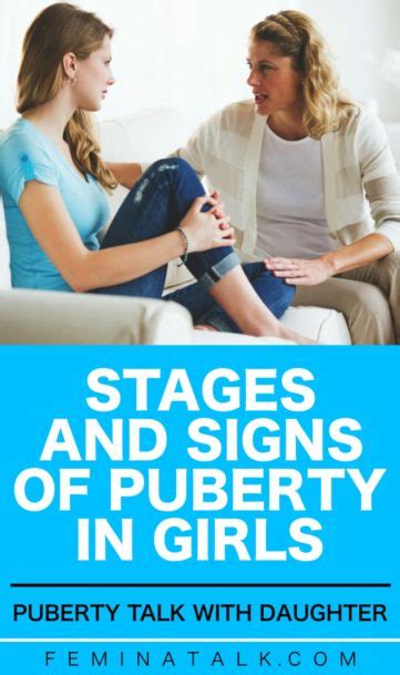 Stages And Signs Of Puberty In Girls Puberty Talk With Daughter