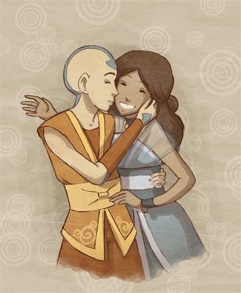 Free Download Aang And Katara Avatar The Last Airbender Fan Art Kataang Hd Phone Wallpaper