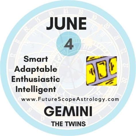 June 4 Zodiac Gemini Birthday Personality Zodiac Sign