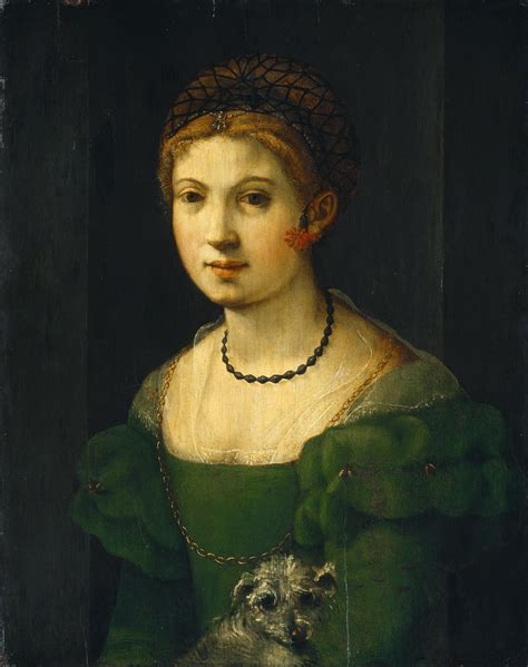Florentine 16th Century Portrait Of A Young Woman 16th Century