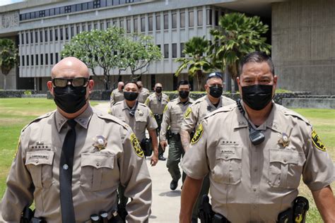 New Uniforms For Department Of Public Safety Sheriff Division Maui Now