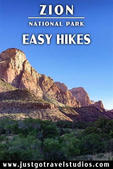 Best Easy Hikes In Zion National Park Zion National Park National