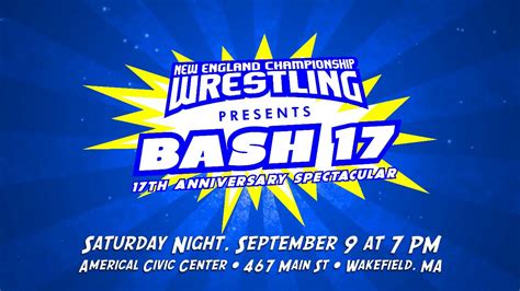 New England Championship Wrestling Bash 17 Promo Youtube