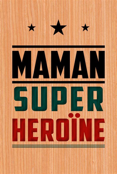 Happy Wood Maman Super Héroïne