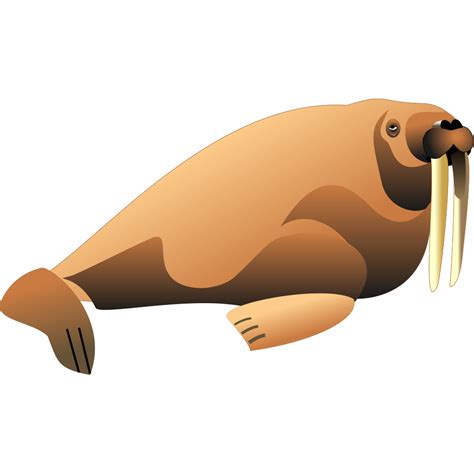 Brown Shaded Walrus Png Svg Clip Art For Web Download Clip Art Png