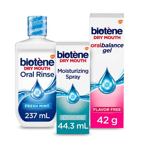 Biotène Dry Mouth Management Rinse Spray Gel Kit