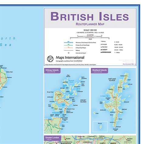 Shetland Islands Map Making Lovell Johns