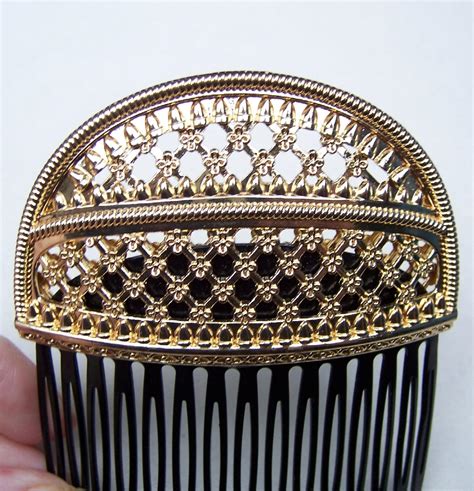 Dolce And Gabbana Signed Hair Comb Hair Accessory With T Pouch From