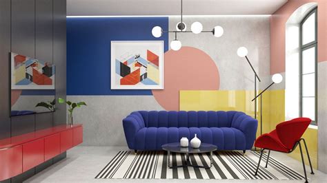 Red Yellow And Blue Interiors That Offer Colourful Contrast Blue And