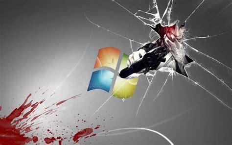 Windows Xp Broken Glass Desktop Wallpapers Wallpaper Cave