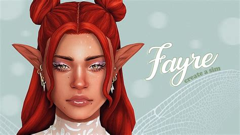 Fayre Mondragon The Fairy Cc List The Sims Create A Sim Youtube