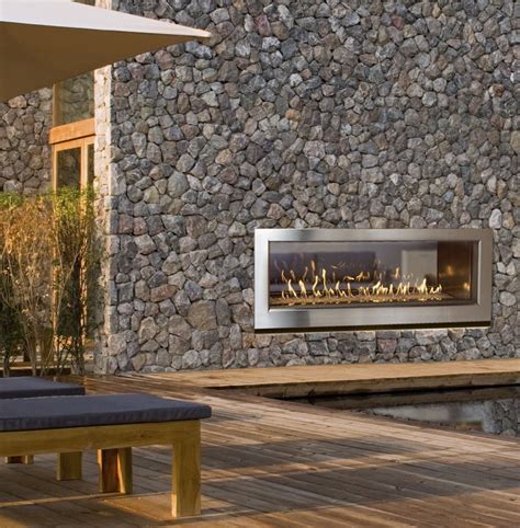 Lots of rock outdoor fireplaces to choose from. Indoor Outdoor Fireplace - Nordic Energy