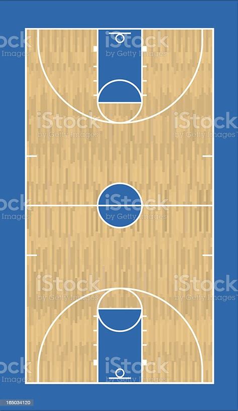 Vector Basketball Court Stock Illustration Download Image Now