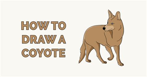 Running Coyote Drawing