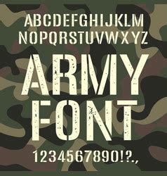 Alphabet b079pt6q6m aeka t01 : Bold stencil plate sans serif font military Vector Image