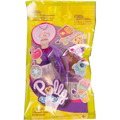4 Pack Polly Pocket Tiny Takeaway Figure Doll Mini Doll Avec Accessoire