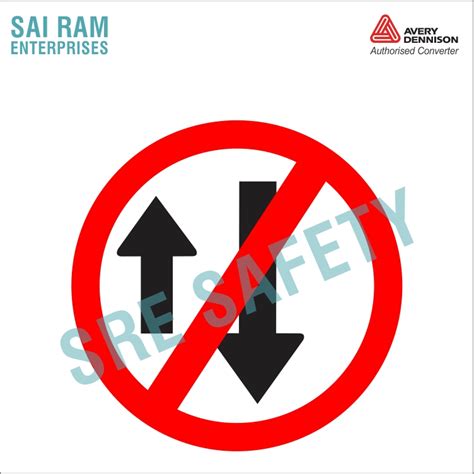 One Way Sign Traffic Sign India