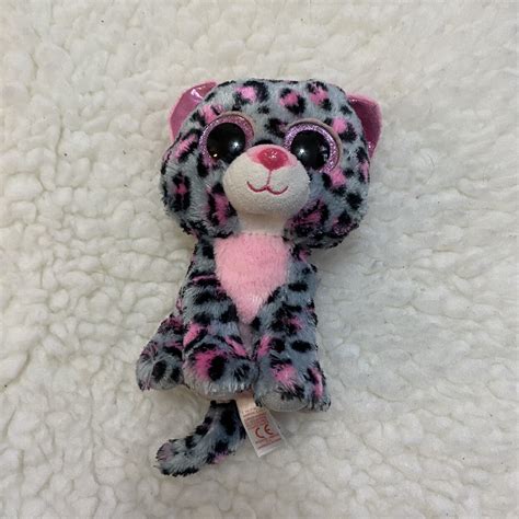 Ty Beanie Boo 6 Tasha The Leopard 2015 Swing And Tush Tags Intact