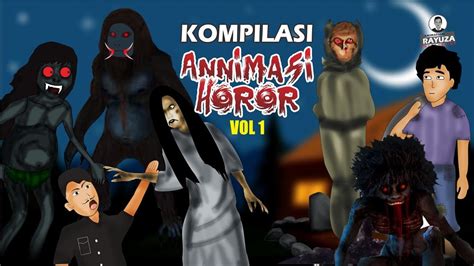 Kompilasi Animasi Horor Kartun Hantu Vol 1horrorstories Youtube