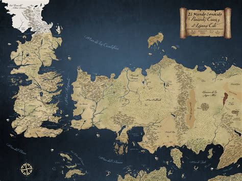 Westeros Super Mapa A Song Of Ice And Fire