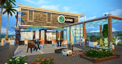 Withered Lilies Sims Building The Sims 4 Lots Sims 4 Restaurant