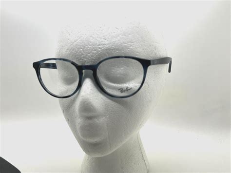 new ray ban rb 5380 5946 havana opal blue optical eyeglasses frame 52 19 145mm eyeglass frames