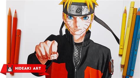 Speed Drawing Naruto Uzumaki Naruto Shippuden Youtube