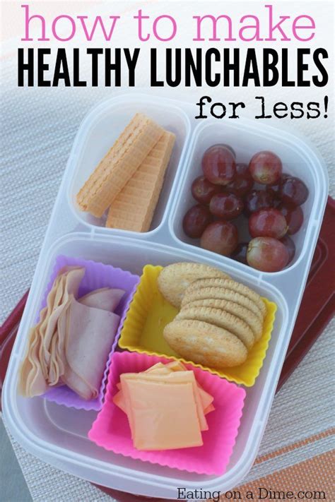 But our tips can help make all five strategies part of your busy household. How to make Healthy Lunchables - Homemade lunchables
