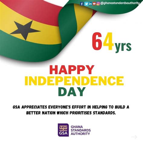 Happy Independence Day Ghana Ghana Standards Authority