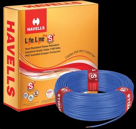 Life Line Plus S3 Hrfr Cables 6 Point 0 Sqmm Blue At Rs 6900unit