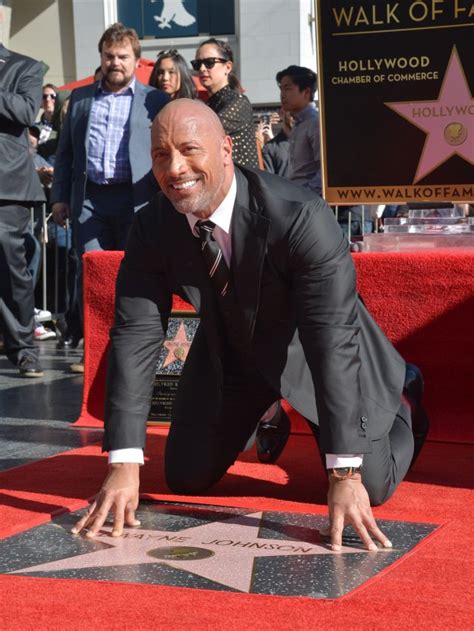 In Photos Dwayne Johnson Gets Star On Hollywood Walk Of Fame All