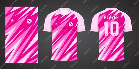 Premium Vector Pink Sports Soccer Jersey Template