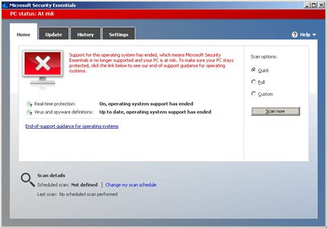 Test Microsoft Security Essentials 45 For Windows Xp 142347 Av Test