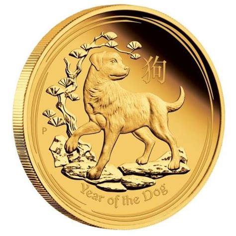 1555 G 12 Oz Zlati Lunin Koledar Ii Pes 2018 Naložbeno Zlato In