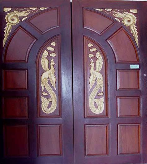 Wood Design Ideas Double Front Door Designs Wood Kerala Special Gallery