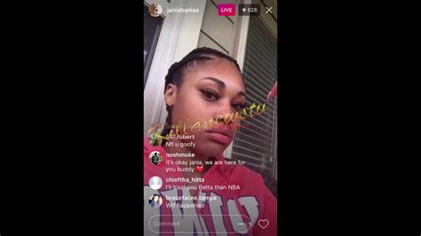 Nba Youngboy Ex Girlfriend Jania Is Crying On Instagram Live Over Him